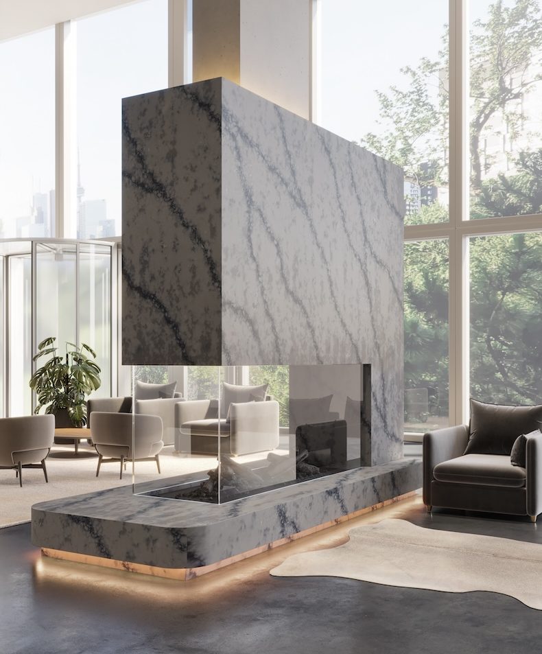Kingsland Lobby v1 TechnoQuartz Austin Silver Made in the USA